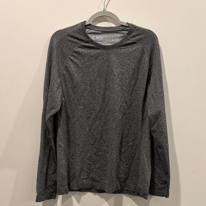 Figs Charcoal Long Sleeve Tee